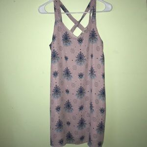Sleeveless Cross Back Dress